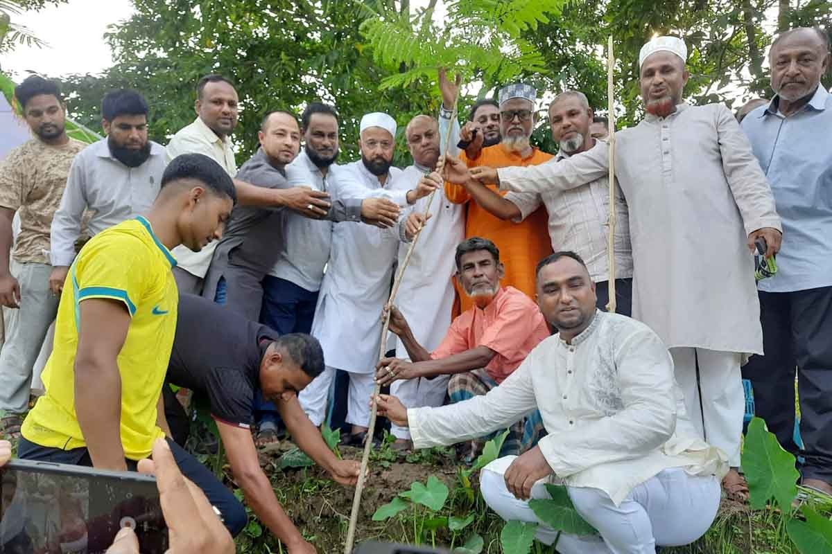 বালাগঞ্জে বৃক্ষরোপণ কর্মসূচিতে এমপি এম এ মালিক। ছবি: কালের প্রতিধ্বনি। বালাগঞ্জে বৃক্ষরোপণ কর্মসূচিতে এমপি এম এ মালিক। ছবি: কালের প্রতিধ্বনি।